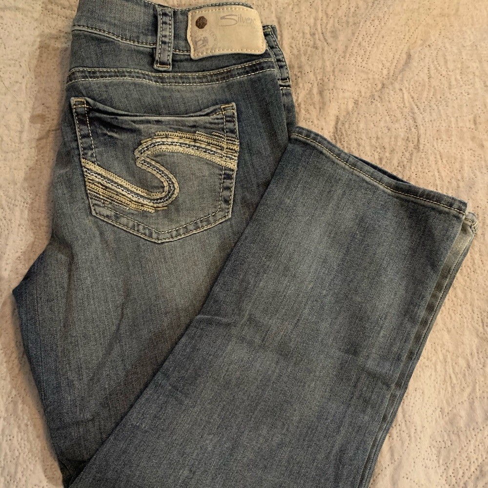 Silver Jeans Suki mid Capri